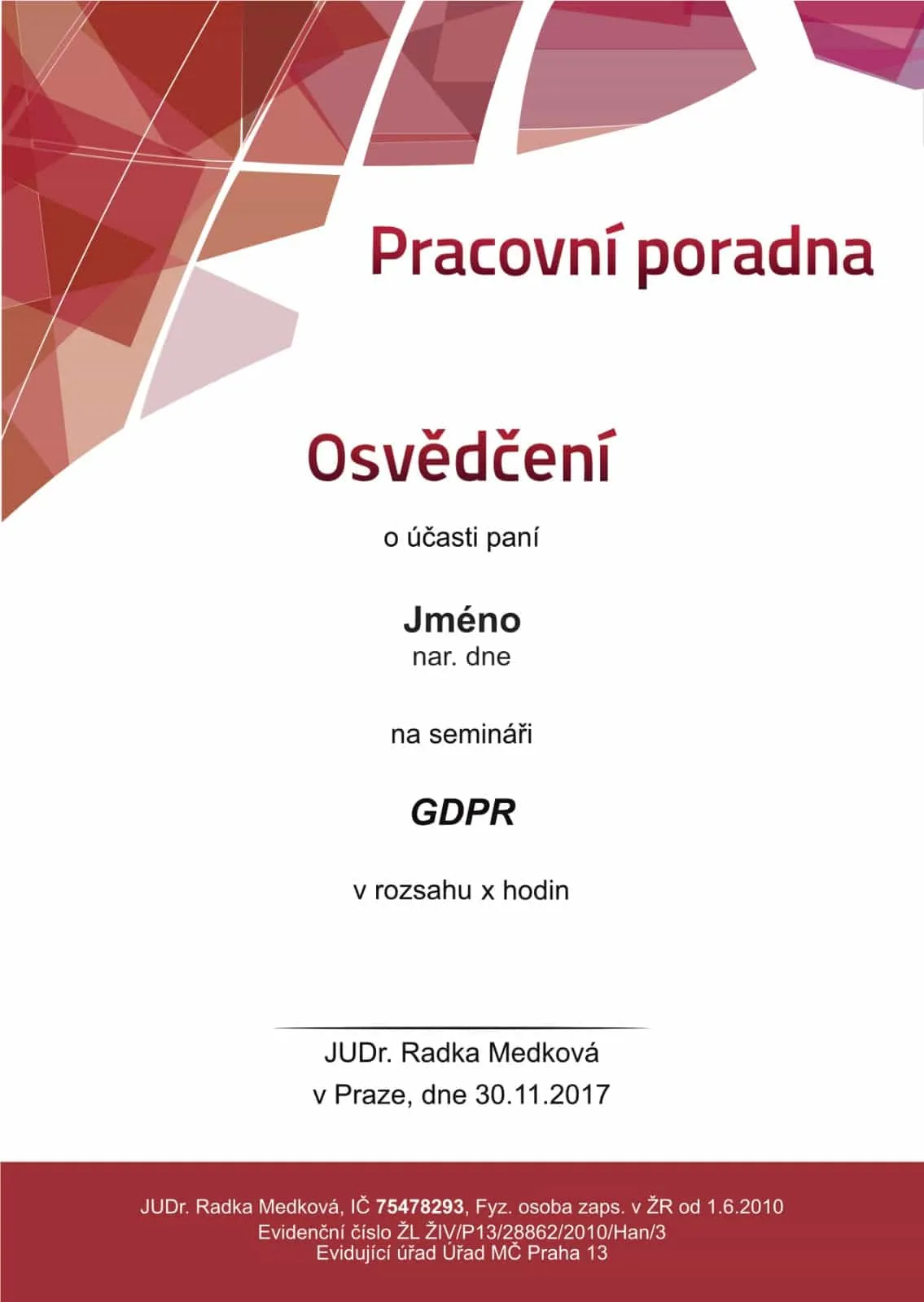 Certifikát